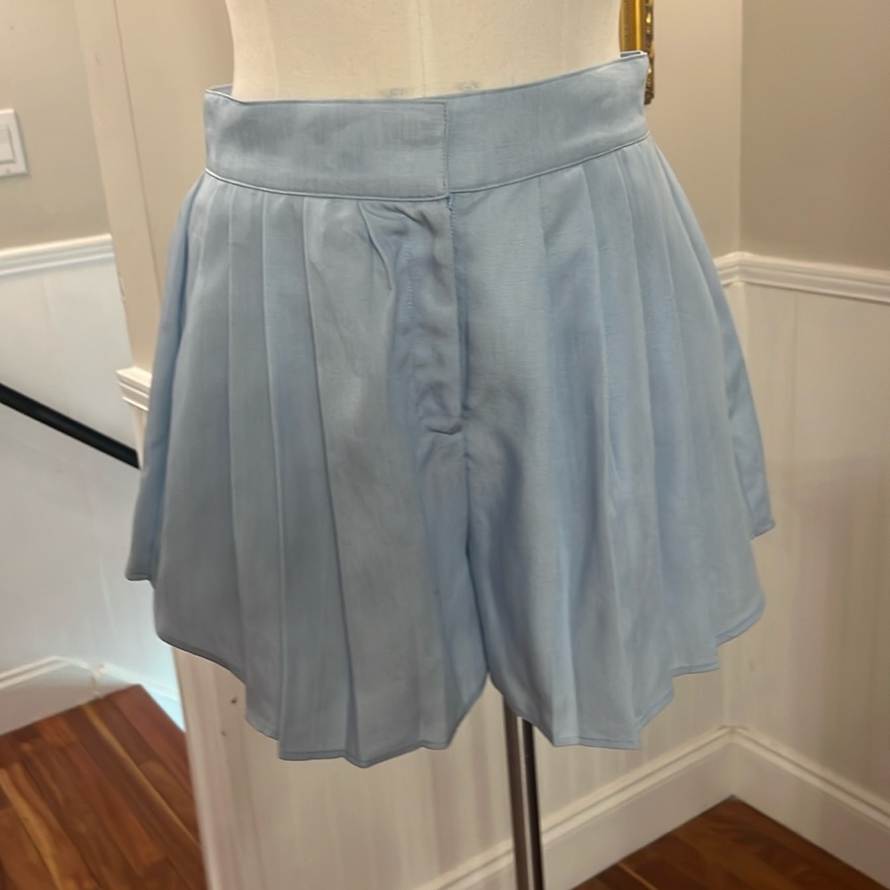 Raiment Light Blue Skort with front pockets.  NWT